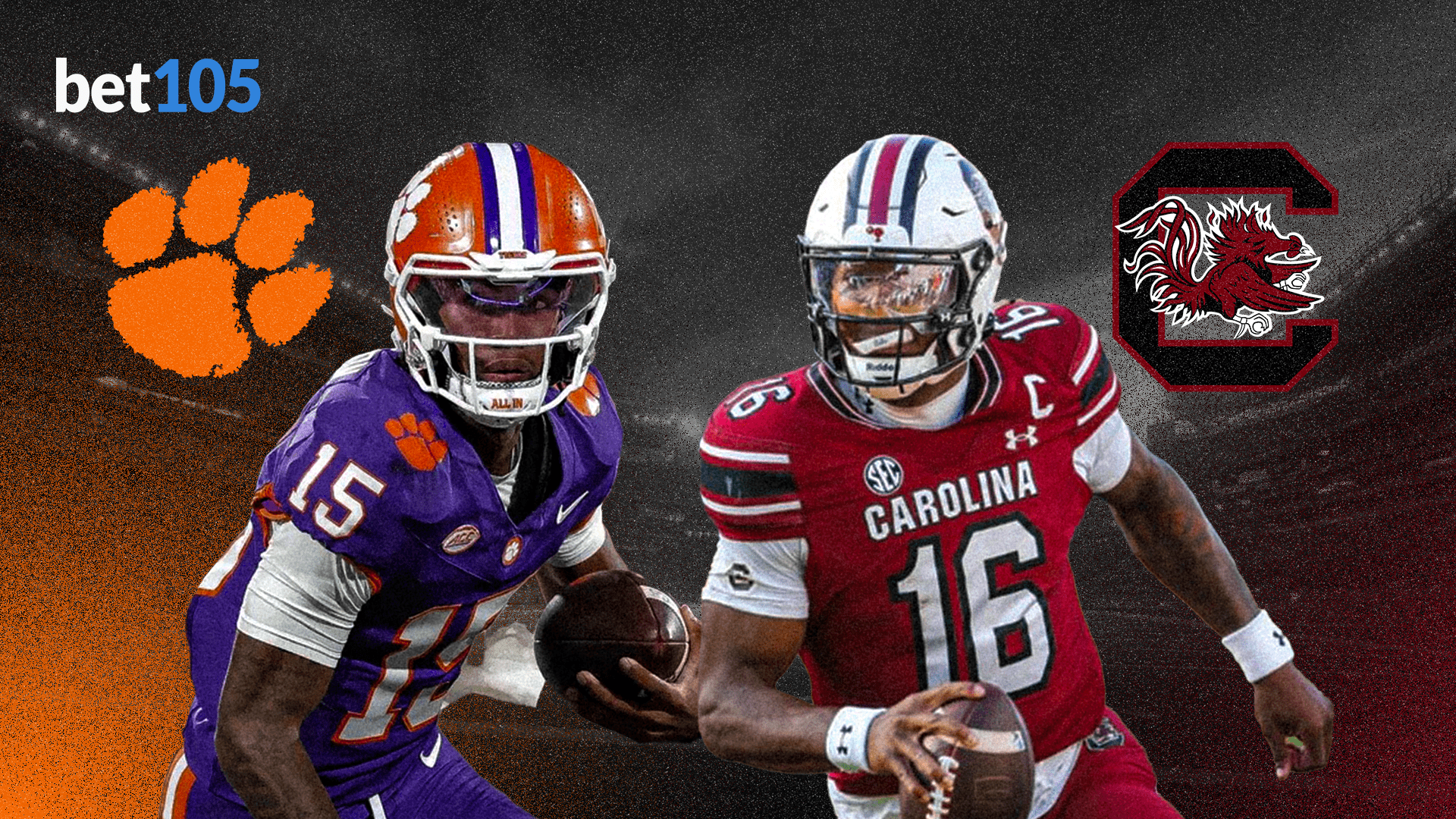 Clemson Tigers vs. South Carolina Gamecocks NCAA Football Week 14 - Nov. 29, 2025