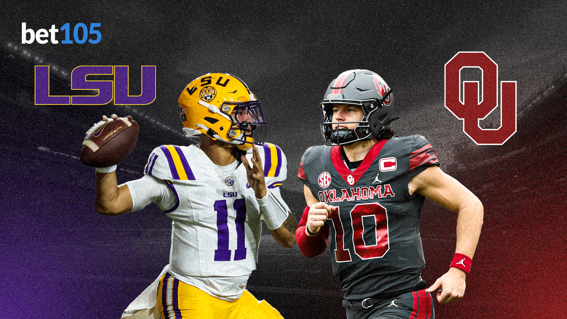 LSU Tigers vs. Oklahoma Sooners NCAA Football Week 14 - Nov. 29, 2025