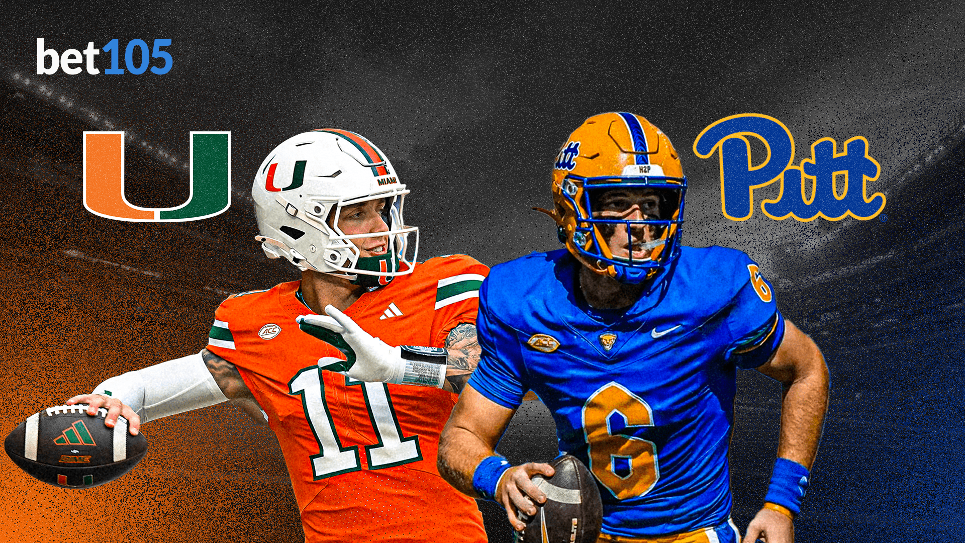 Miami Hurricanes vs. Pittsburgh Panthers NCAA Football Week 14 - Nov. 29, 2025