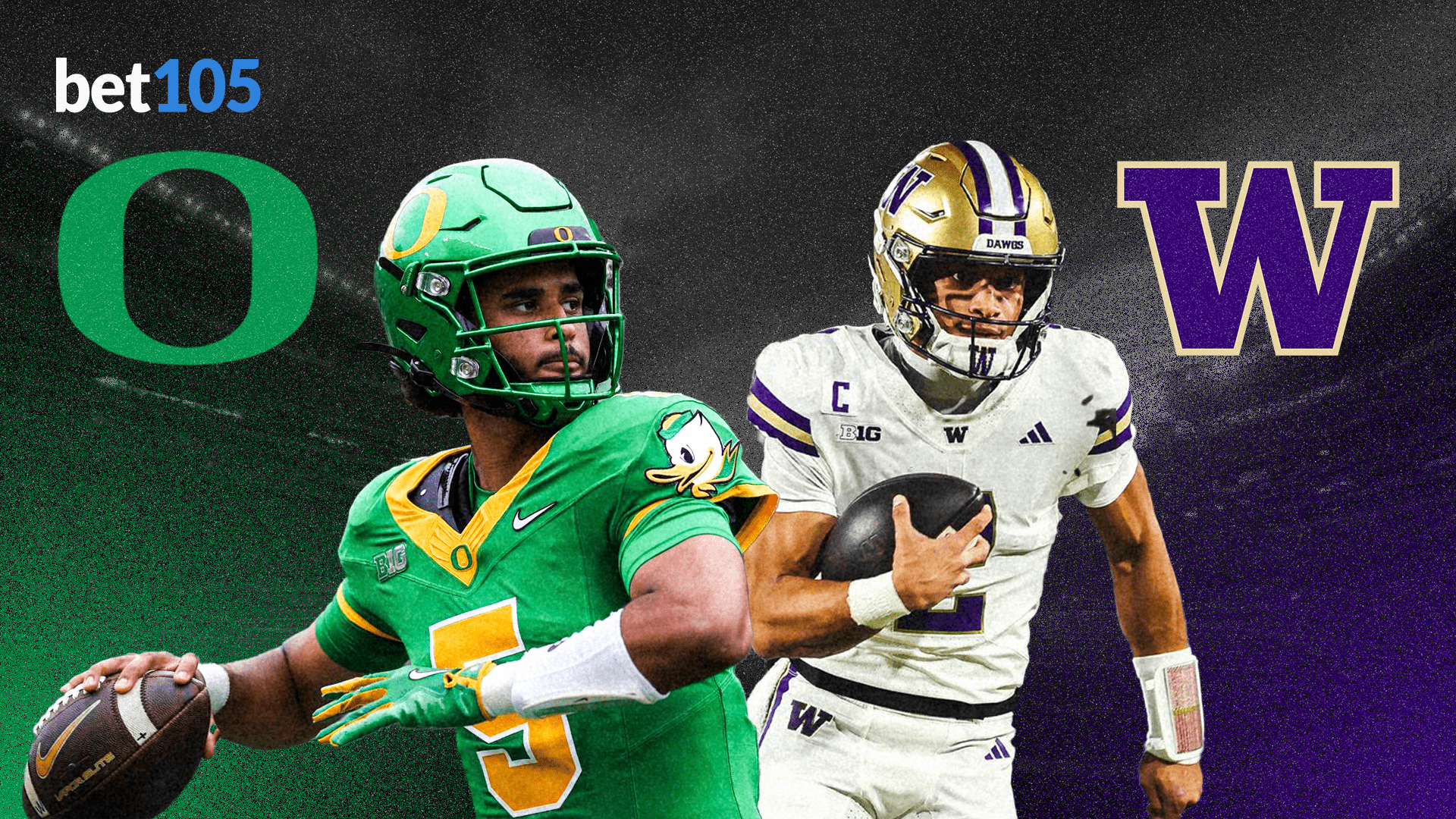 Oregon Ducks vs. Washington Huskies NCAA Football Week 14 - Nov. 29, 2025